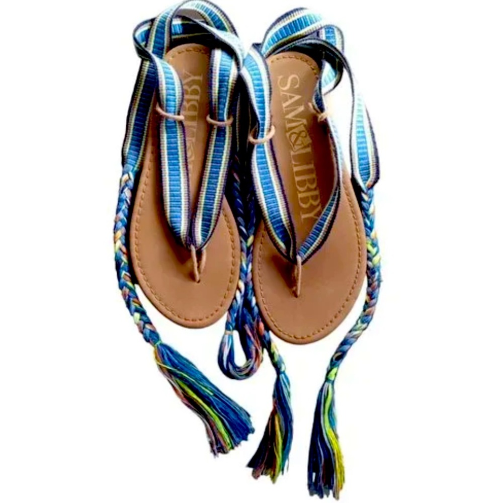 Sam & Libby Blossom Braided Sandals